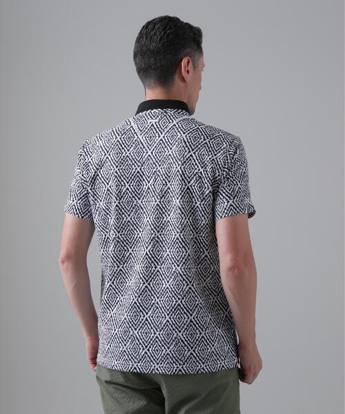 St ANDREWS ポロシャツ SPXダイヤプリント半袖ポロシャツ (MENS