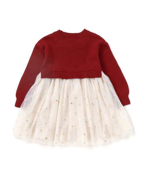 「SLAP SLIP」 「KIDS」ドッキングワンピース 80cm レッド キッズ_画像6