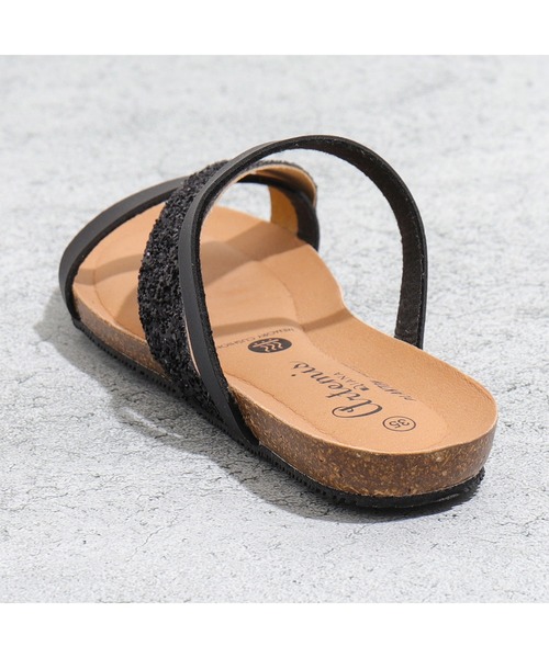 「PLAKTON」 フラットサンダル M ピンク レディース_画像4