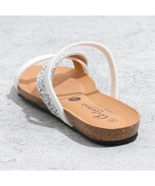 「PLAKTON」 フラットサンダル M ピンク レディース_画像6
