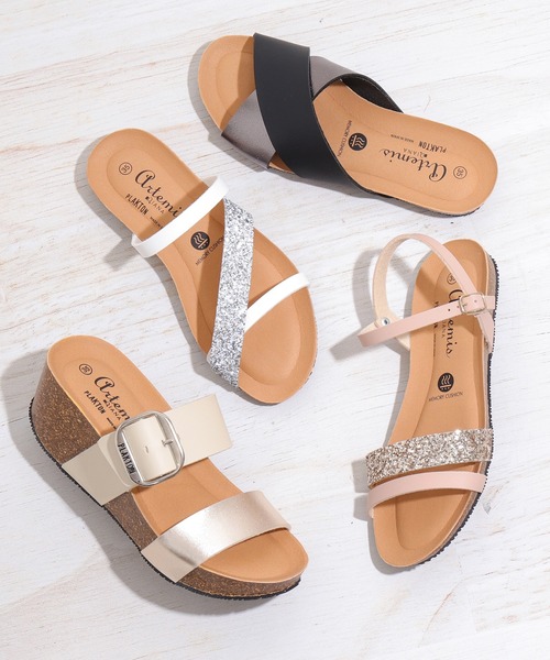 「PLAKTON」 フラットサンダル M ピンク レディース_画像9