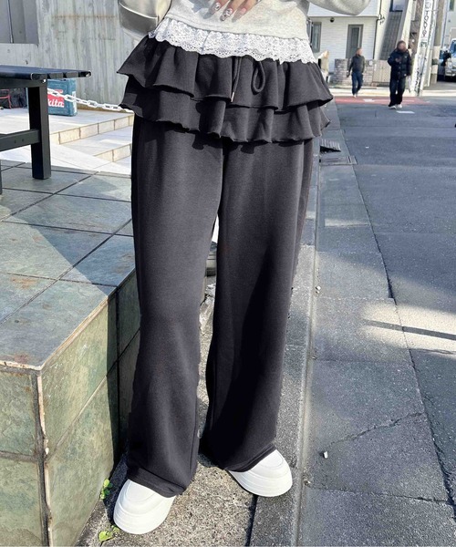 INGNI（イング） スウェットパンツ ジャージ 「WEB限定」フリル