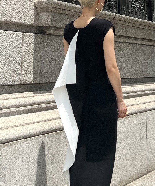 「JENNE」 ノースリーブワンピース LARGE ターコイズブルー レディースの画像