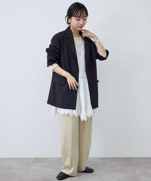 SLOBE IENA（スローブイエナ） ブラウス シャツ リバーレースキャミ
