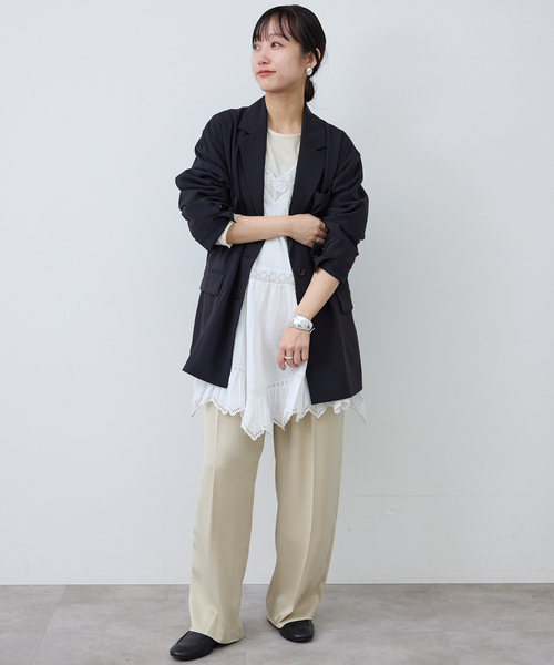SLOBE IENA（スローブイエナ） ブラウス シャツ リバーレースキャミ