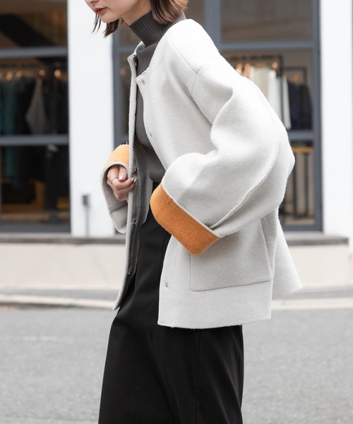 「SENSE OF PLACE by URBAN RESEARCH」 ニットカーディガン ONE グレー系その他 レディース_画像3