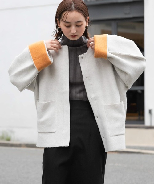「SENSE OF PLACE by URBAN RESEARCH」 ニットカーディガン ONE グレー系その他 レディース_画像4