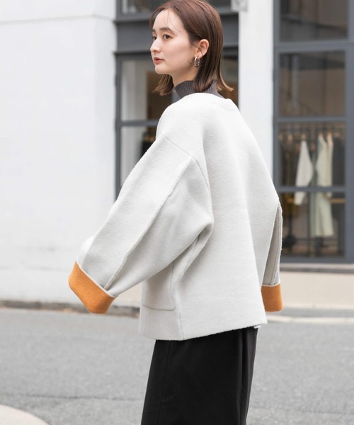 「SENSE OF PLACE by URBAN RESEARCH」 ニットカーディガン ONE グレー系その他 レディース_画像5