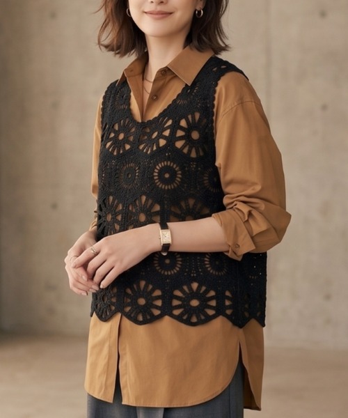 Belta attrice（ベルタアトリーチェ） ベスト ジレ 「秋も活躍