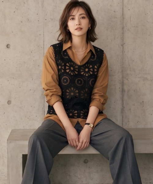 Belta attrice（ベルタアトリーチェ） ベスト ジレ 「秋も活躍