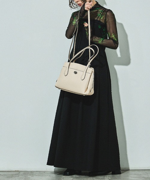 「D.KELLY」 2WAYバッグ ONE SIZE ベージュ レディース_画像5