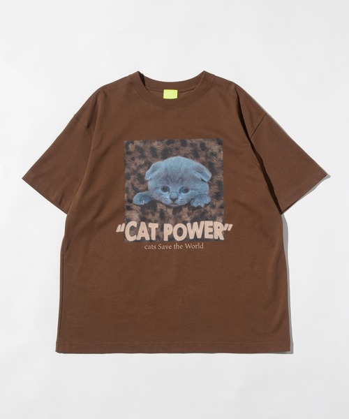 「WCJ」 半袖Tシャツ FREE ブラウン レディース_画像9