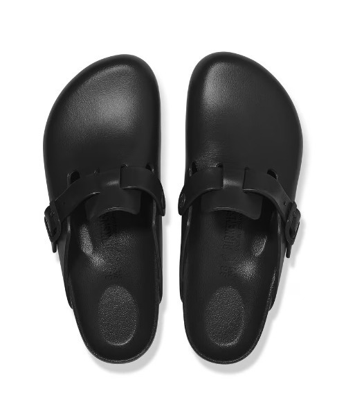 「BIRKENSTOCK」 フラットサンダル 38/24.5cm ブラック レディース_画像4