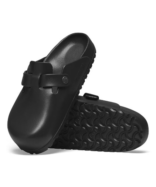 「BIRKENSTOCK」 フラットサンダル 38/24.5cm ブラック レディース_画像8