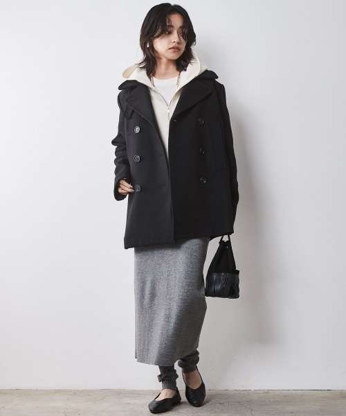 「CHIC STYLE」 タイトスカート M グレー レディース_画像9