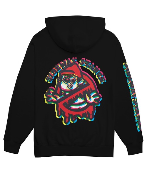 「SIDEWAY STANCE」 プルオーバーパーカー LARGE ブラック メンズ_画像5