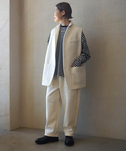「JOURNAL STANDARD LUXE」 イージーパンツ FREE グリーン レディースの画像