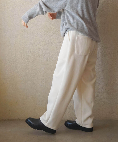 「JOURNAL STANDARD LUXE」 イージーパンツ FREE グリーン レディースの画像
