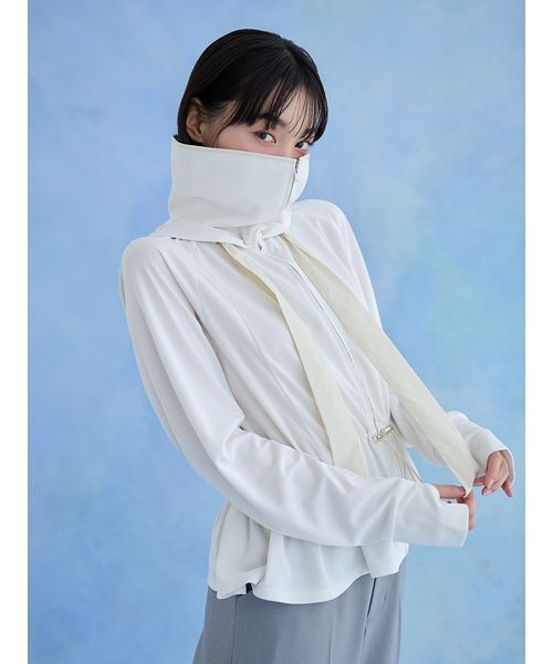 SNIDEL（スナイデル） パーカー 「WEB限定/LUMISHADE」サンバイザー