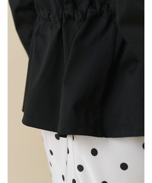 SNIDEL サンバイザー付きUVカットパーカー　黒　WEB限定 SNIDEL｜【WEB限定/LUMISHADE】サンバイザー付きUVカットパーカー