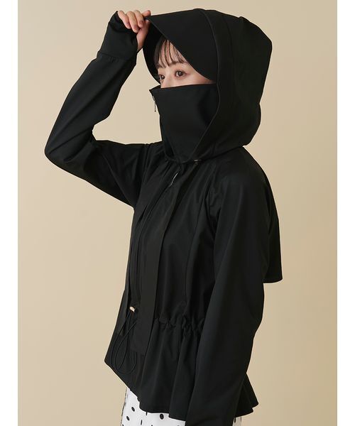 snidel uvパーカー 黒 LUMISHADE UVポケッタブルパーカー LUMISHADE】UVポケッタブルパーカー(パーカー・スウェット)｜トップス