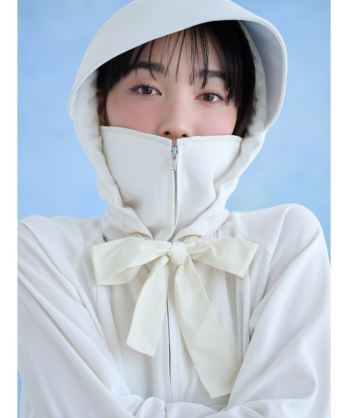 SNIDEL（スナイデル） パーカー 「WEB限定/LUMISHADE」サンバイザー