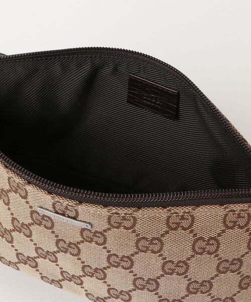 GUCCI GGキャンバス ハンドバッグ ブラウン GUCCI（グッチ） GGキャンバス ハンドバッグ - ブラウン レディース
