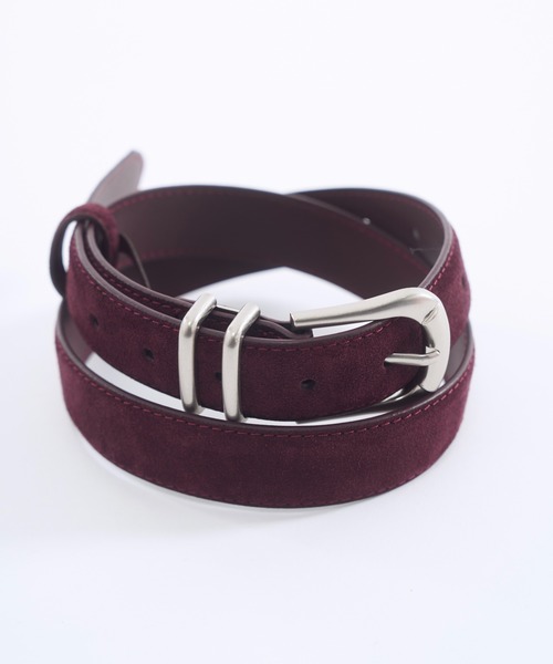 新品・未使用　atheA スウェードベルトミニウォレット BLACK BENUA ベルト Suede belt/スエードベルト レディース : ZOZOTOWN Yahoo
