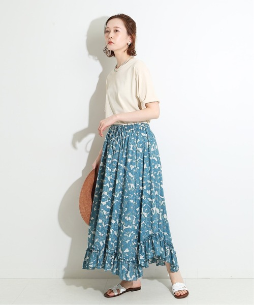 「IENA LA BOUCLE」 半袖Tシャツ - ブルー レディース_画像3