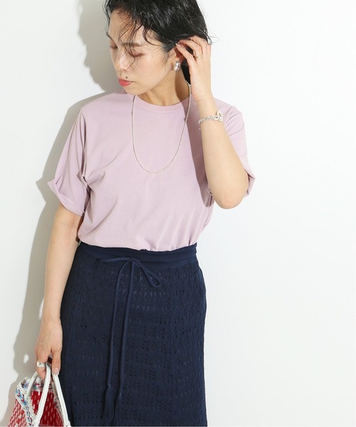 「IENA LA BOUCLE」 半袖Tシャツ - ブルー レディース_画像5