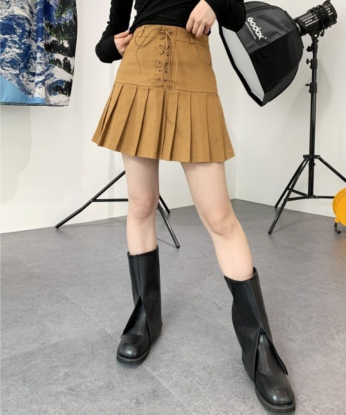 「by muni:r」 ミニスカート MEDIUM ブラック レディース_画像7