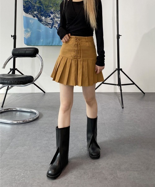 「by muni:r」 ミニスカート MEDIUM ブラック レディース_画像8