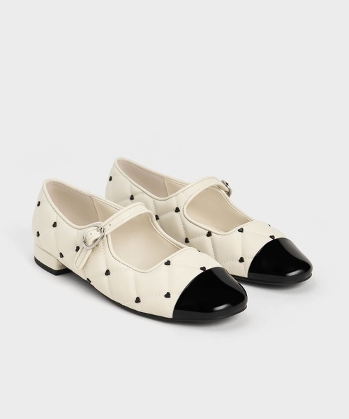 「CHARLES & KEITH」 パンプス 23.5cm オフホワイト レディース_画像7