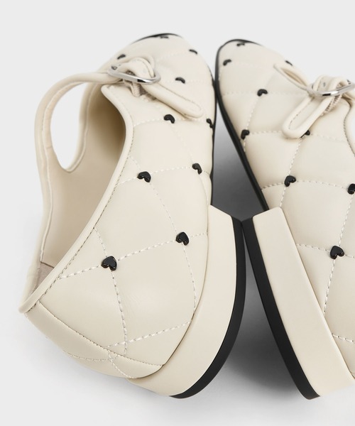 「CHARLES & KEITH」 パンプス 23.5cm オフホワイト レディース_画像9