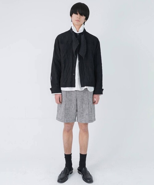 コート ジャケット eunoia| スタンドカラー ジャケット MEN メンズ レディースの画像
