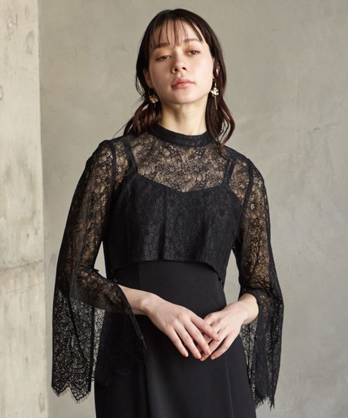 「AIMER」 半袖ブラウス MEDIUM ベージュ レディース_画像3