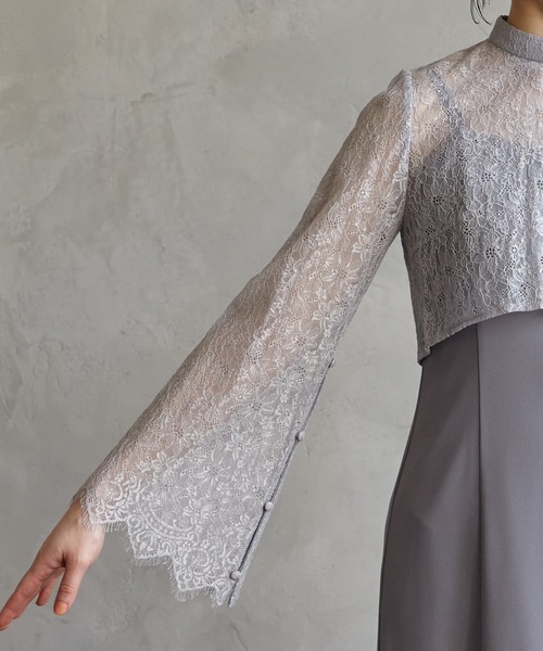 「AIMER」 半袖ブラウス MEDIUM ベージュ レディース_画像10