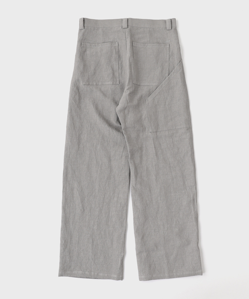 seya. スラックス SEYA.(セヤ) GROUND PANTS/KERSEY CHAMBRAY LINEN