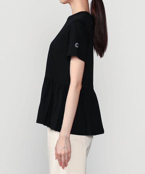 ORCIVAL（オーシバル） tシャツ 半袖 | オープンエンド ギャザー