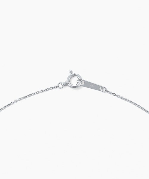 ネックレス K10WG ダイヤモンド ネックレス レディースの画像