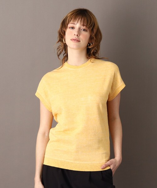 「DRESSTERIOR」 スウェットカットソー 36 ネイビー レディース_画像2