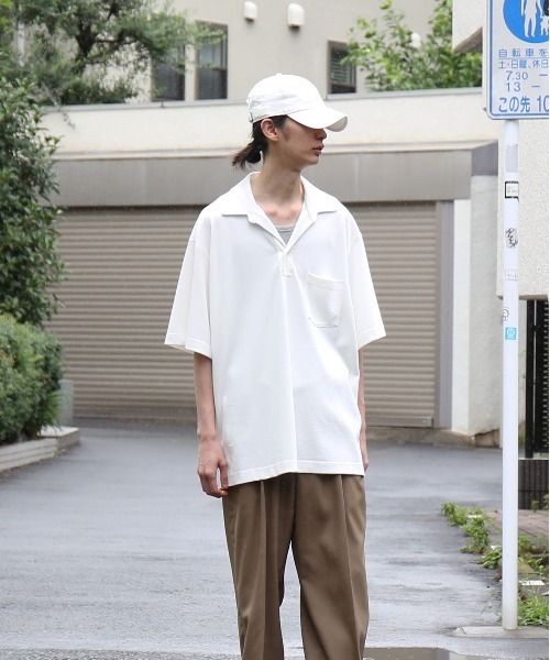 NEON SIGN（ネオンサイン） ポロシャツ 半袖 NEONSIGN Unfinished polo