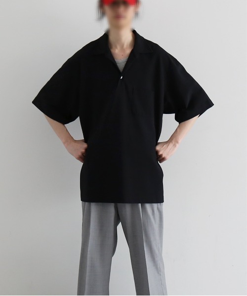 NEON SIGN（ネオンサイン） ポロシャツ 半袖 NEONSIGN Unfinished polo