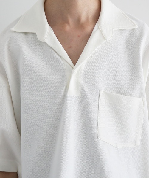 NEON SIGN（ネオンサイン） ポロシャツ 半袖 NEONSIGN Unfinished polo