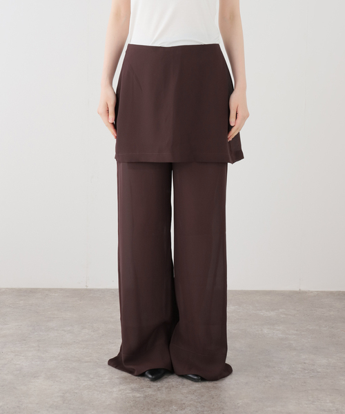 パンツ 「BY SLOAN/バイ スローン」Georgette Combination Trouser レディースの画像