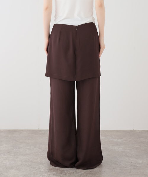 パンツ 「BY SLOAN/バイ スローン」Georgette Combination Trouser レディースの画像
