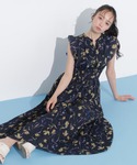 ワンピース 夏 シフォンプリーツワンピースの詳細画像2