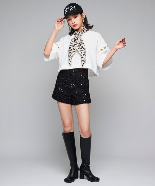 「Narcissus」 ショートパンツ FREE ブラック レディース_画像3