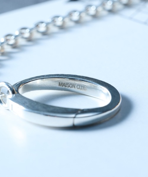 ウォレットチェーン 「MAISON CLUB」Slim Woven Wallet Chain Silver925 KUN | MILITARY | 12