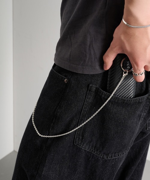 ウォレットチェーン 「MAISON CLUB」Slim Woven Wallet Chain Silver925 KUN | MILITARY | 07